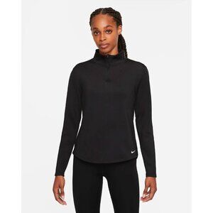 Nike Women’s Therma-FIT Quarter Zip Training Top Black DD4945-010 Sz Small
